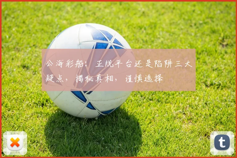 公海彩船：正规平台还是陷阱三大疑点，揭秘真相，谨慎选择